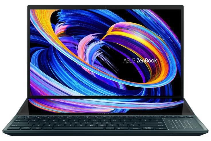 Asus ZenBook Pro Duo 4K UHD Laptop, i7-10870H, 16GB RAM, 1TB SSD, RTX  3070, Windows 10 Home