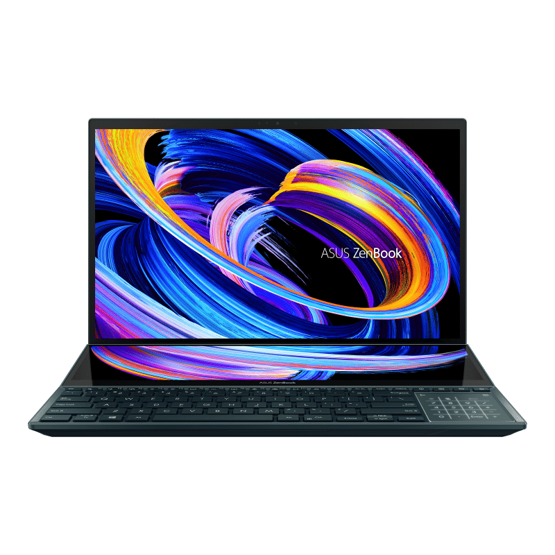 Asus ZenBook Pro Duo 15 OLED 15.6" Touchscreen Laptop, i7-12700H, 16GB RAM, 1TB SSD, RTX 3060, Windows 11 Home