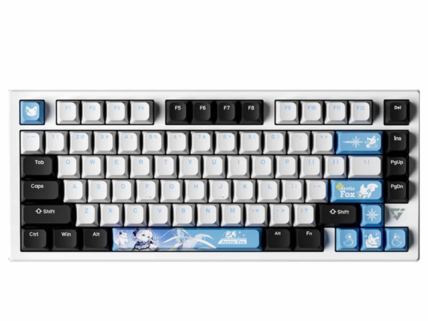 ATK VXE V75X Wireless Semi-Aluminum Mechanical Gaming Keyboard - Arctic Fox Switch
