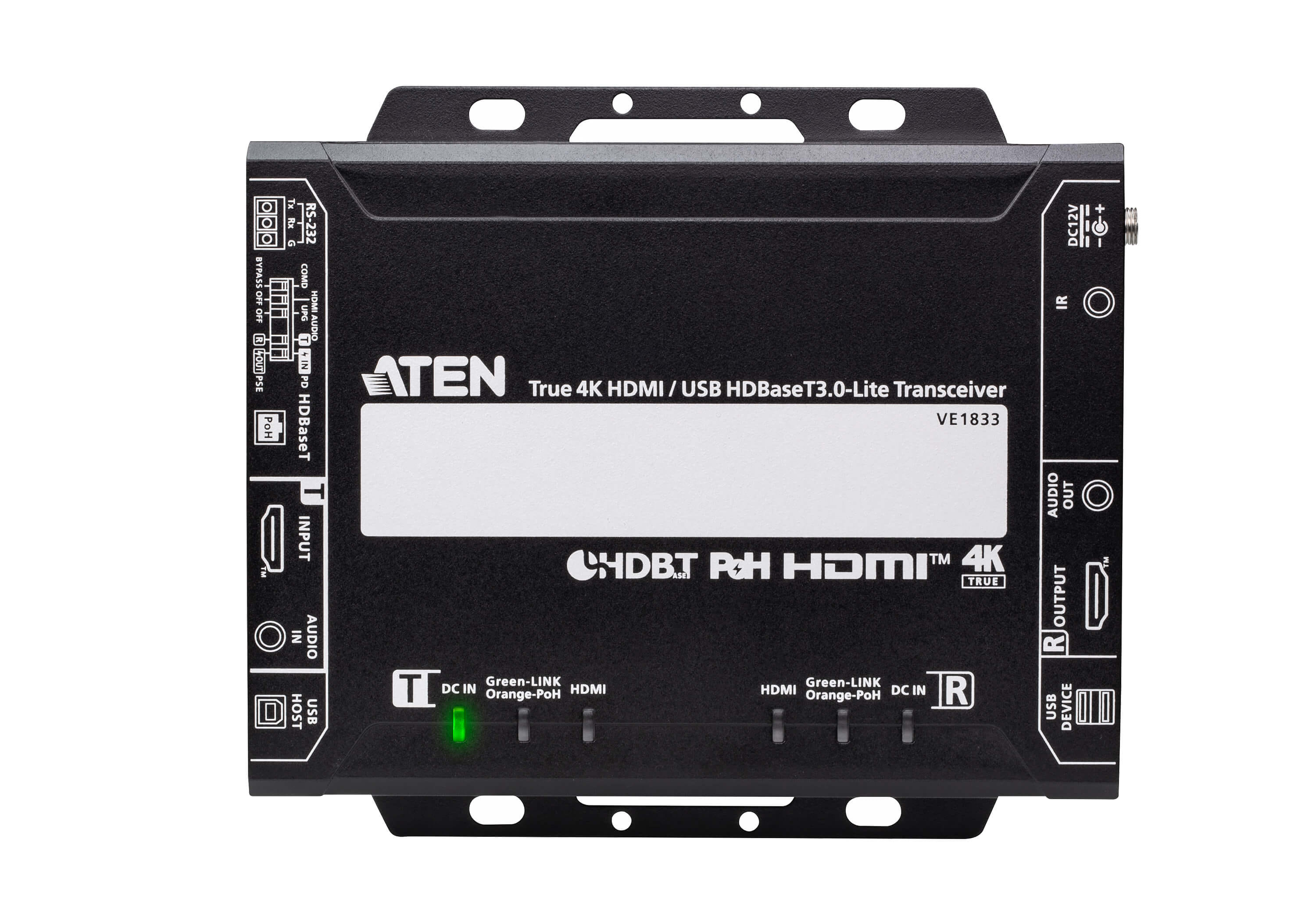 ATEN True 4K HDMI / USB HDBaseT 3.0 - Lite Transceiver with PoH (True 4K@40 m)
