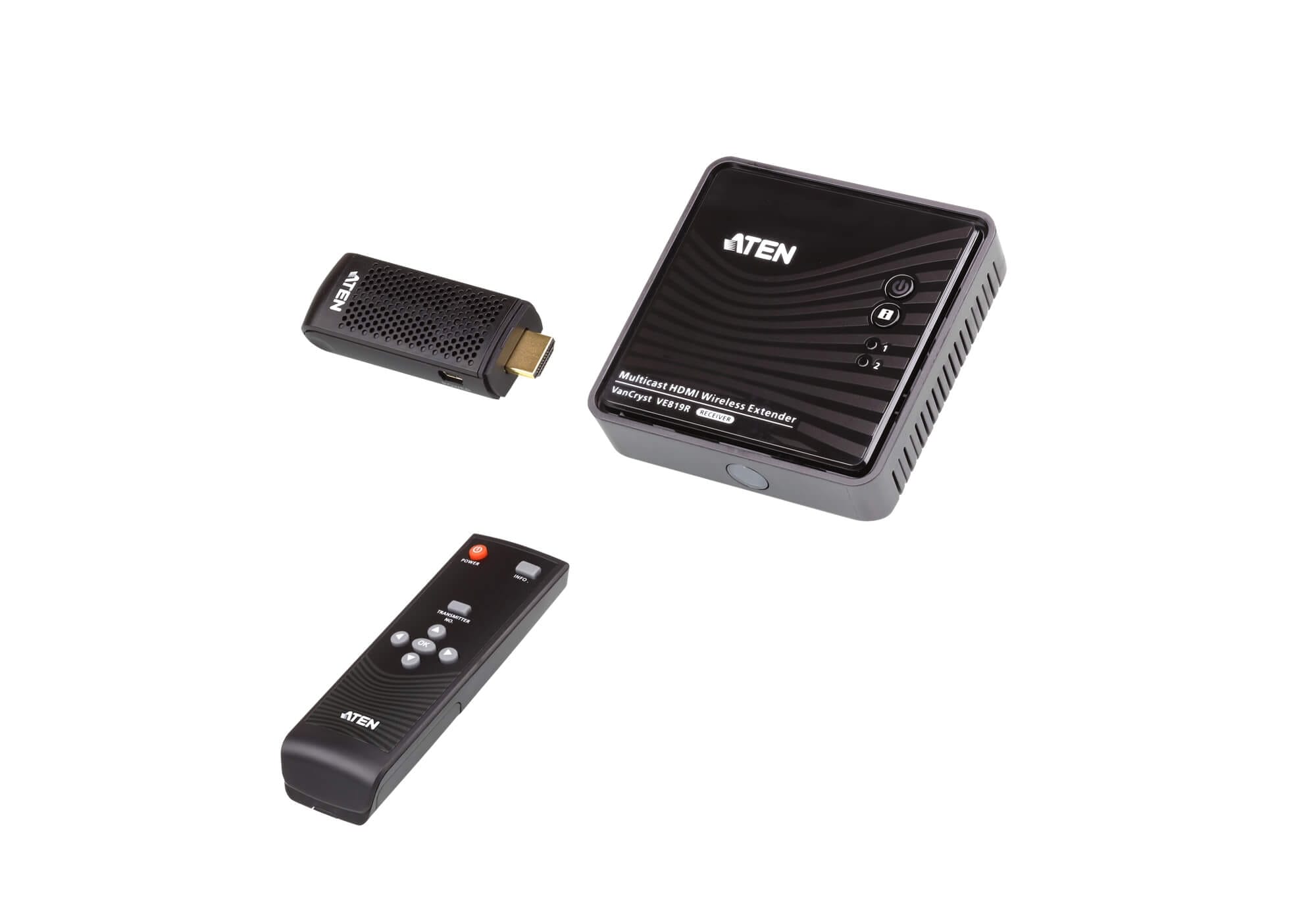 Aten HDMI Wireless Extender Transmitter Dongle + Receiver