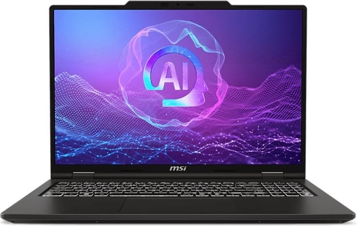 MSI Venture A16 AI+ A3HMG Copilot+ 16" 2K OLED 120Hz Laptop, Ryzen AI 5 340, 32GB RAM, 2TB SSD, Windows 11 Home