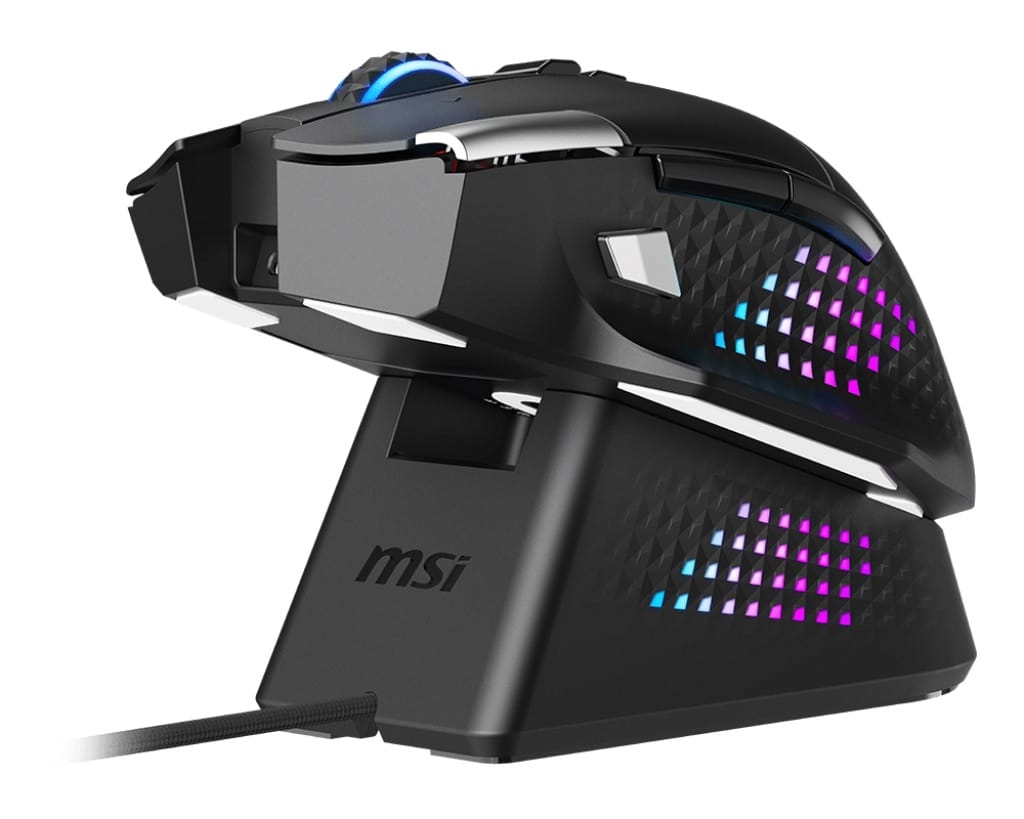 MSI VERSA PRO Wireless Gaming Mouse + Mouse Dock