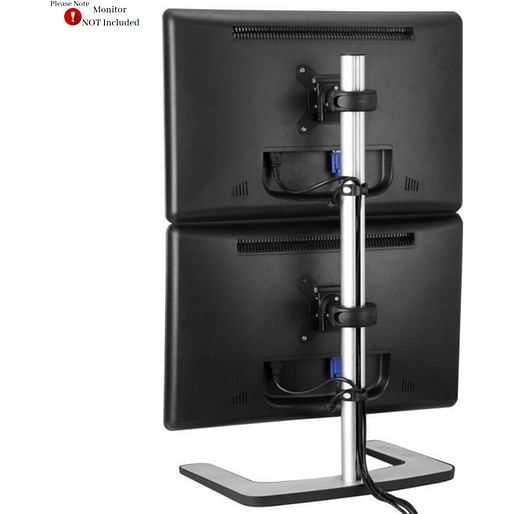 Atdec VFS-DV Vertical Freestanding Dual Monitor Stand