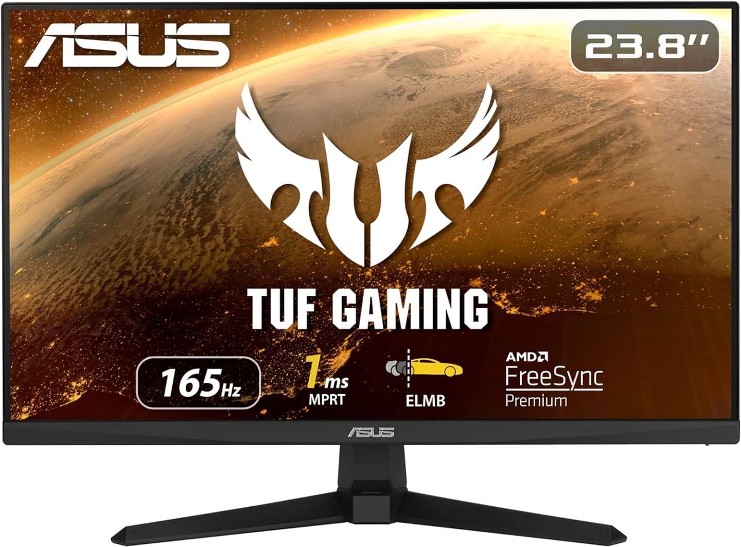 Asus VG249Q1A 23.8" FHD IPS 1ms 165Hz FreeSync Prem Gaming Monitor with ELMB VRR Eye Care 