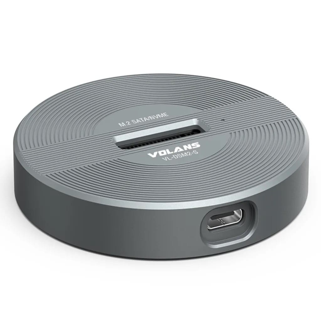 Volans USB-C Gen2 M.2 NVMe/SATA SSD Docking Station