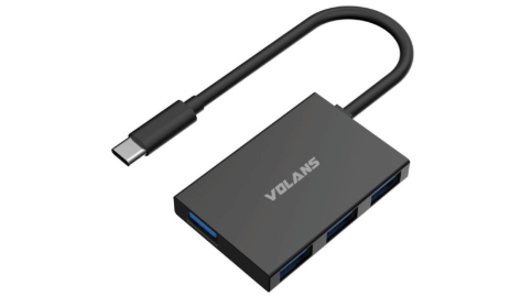 Volans HB04S-C Aluminium USB-C to 4-Port USB3.0 Hub