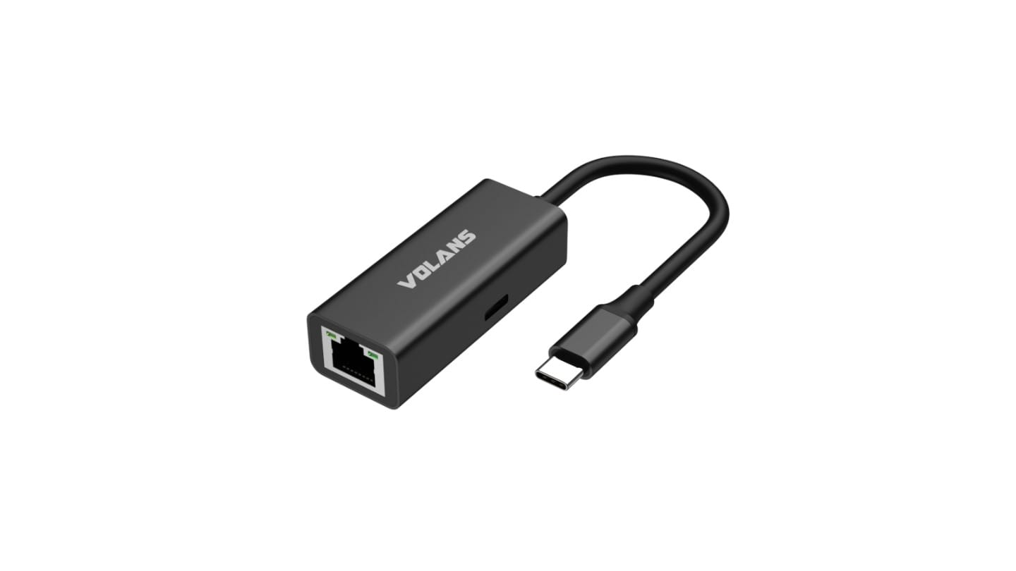 VOLANS VL-RJ45-CP Aluminium USB-C to Gigabit Ethernet Network Adapter with PD3.0