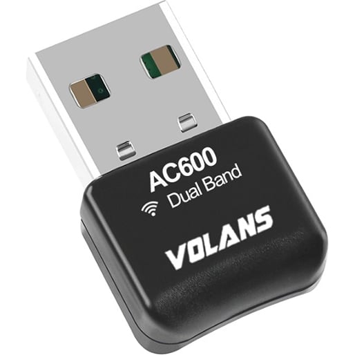ADAPTADOR WIFI USB AC600 DUAL BAND 2.4GHZ E 5GHZ OEM ADAPTADOR WIFI USB AC600 DUAL BAND 2.4GHZ E 5GHZ OEM