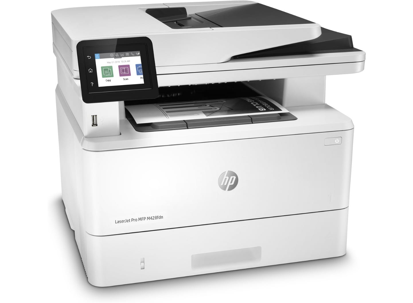 HP LaserJet Pro M428FDN Network Monochrome MultiFunction Duplex Laser Printer (Print/Copy/Scan/Fax)