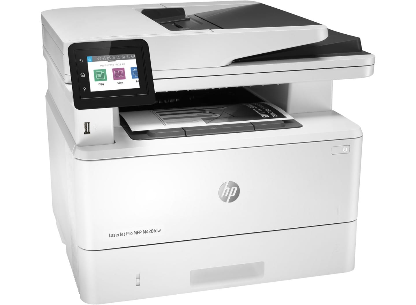 HP M428fdw LaserJet Pro Wireless Multi-Function Monochrome Printer (Print/Copy/Scan/Fax)