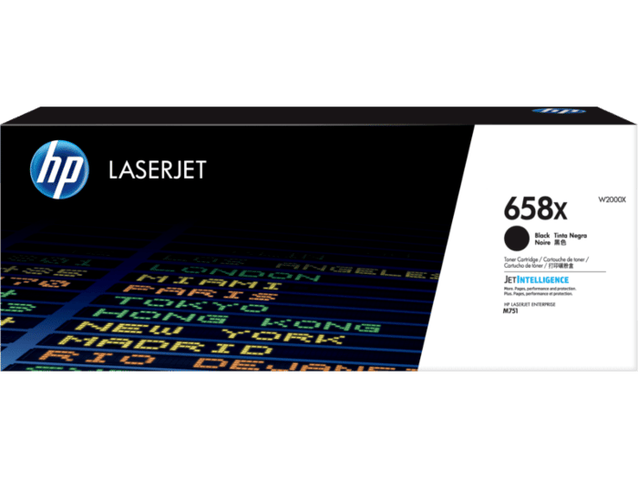HP 658X Black Toner Cartridge