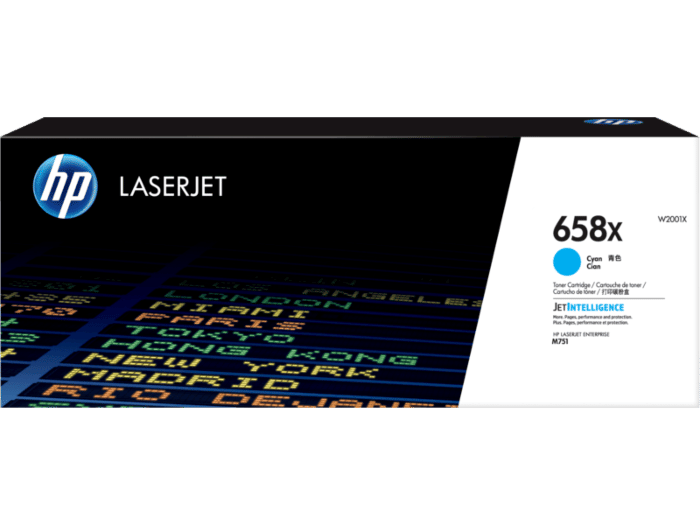 HP 658X Cyan Toner Cartridge