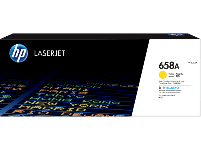 HP 658A Yellow Toner Cartridge