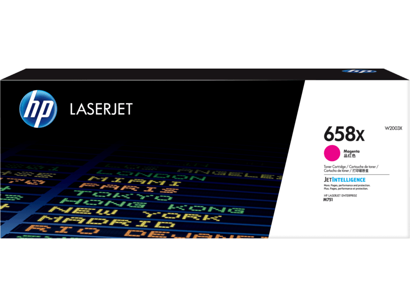 HP 658X Magenta Toner Cartridge