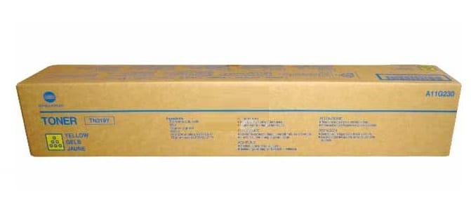 White Box Konica Minolta TN319Y Yellow Toner Cartridge