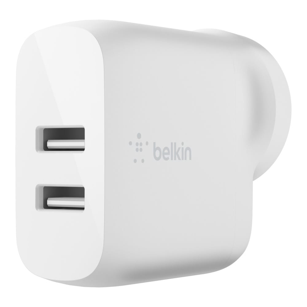 Belkin 2 Port Wall Charger 12W USB-A