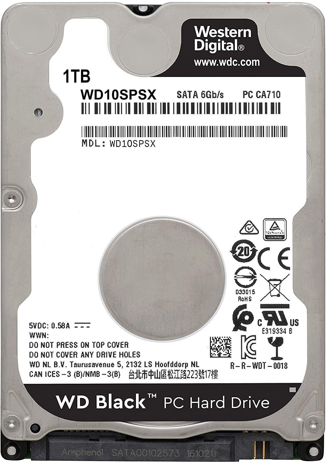 Western Digital Black 1TB 2.5
