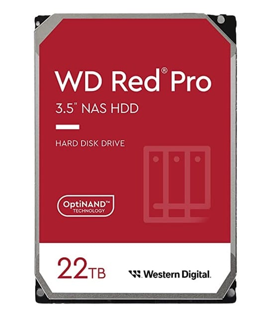 Western Digital Red Pro 22TB 3.5" SATA7200 RPM Hard Drive