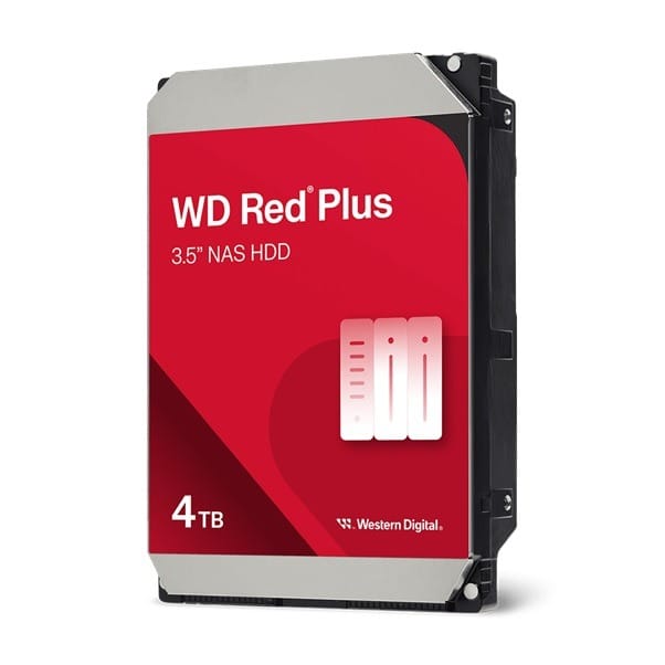 Western Digital 4TB Red Plus Internal NAS 3.5" Hard Drive