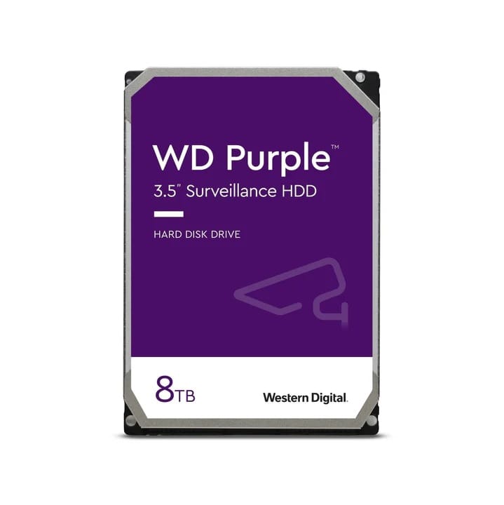Western Digital 8TB Purple 3.5" SATA Surveillance Hard Drive