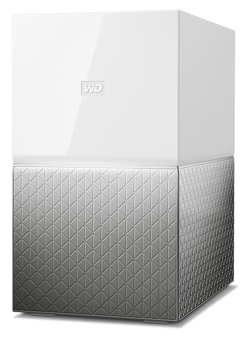 (Open Box) Western Digital My Cloud Home Duo personal cloud storage device 4 TB Ethernet LAN Grey