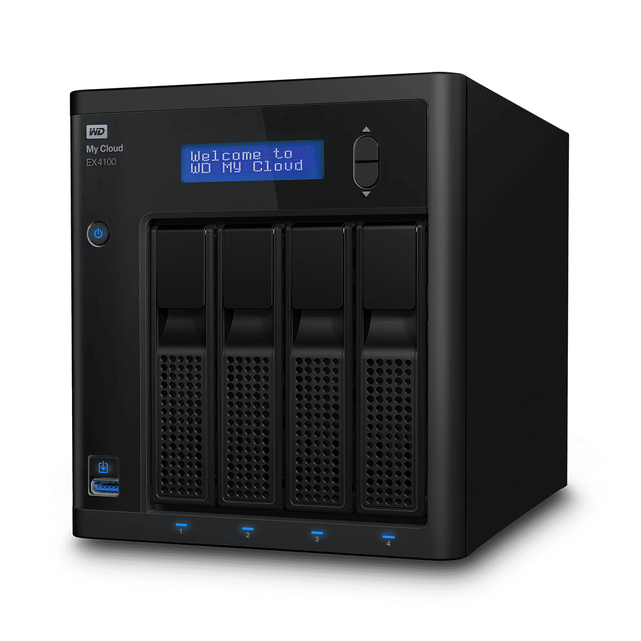 WD My Cloud EX4100 Expert Series 4-Bay 8TB NAS - Black