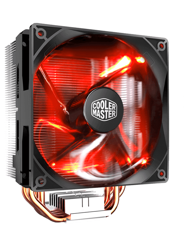 Cooler Master Hyper 212 LED Turbo CPU Air Cooler(Red Top Cover)