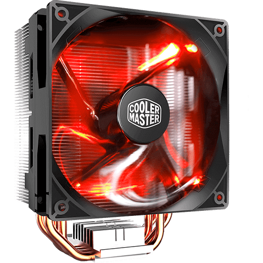 CoolerMaster Hyper 212 LED Turbo CPU Air Cooler(Red Top Cover)