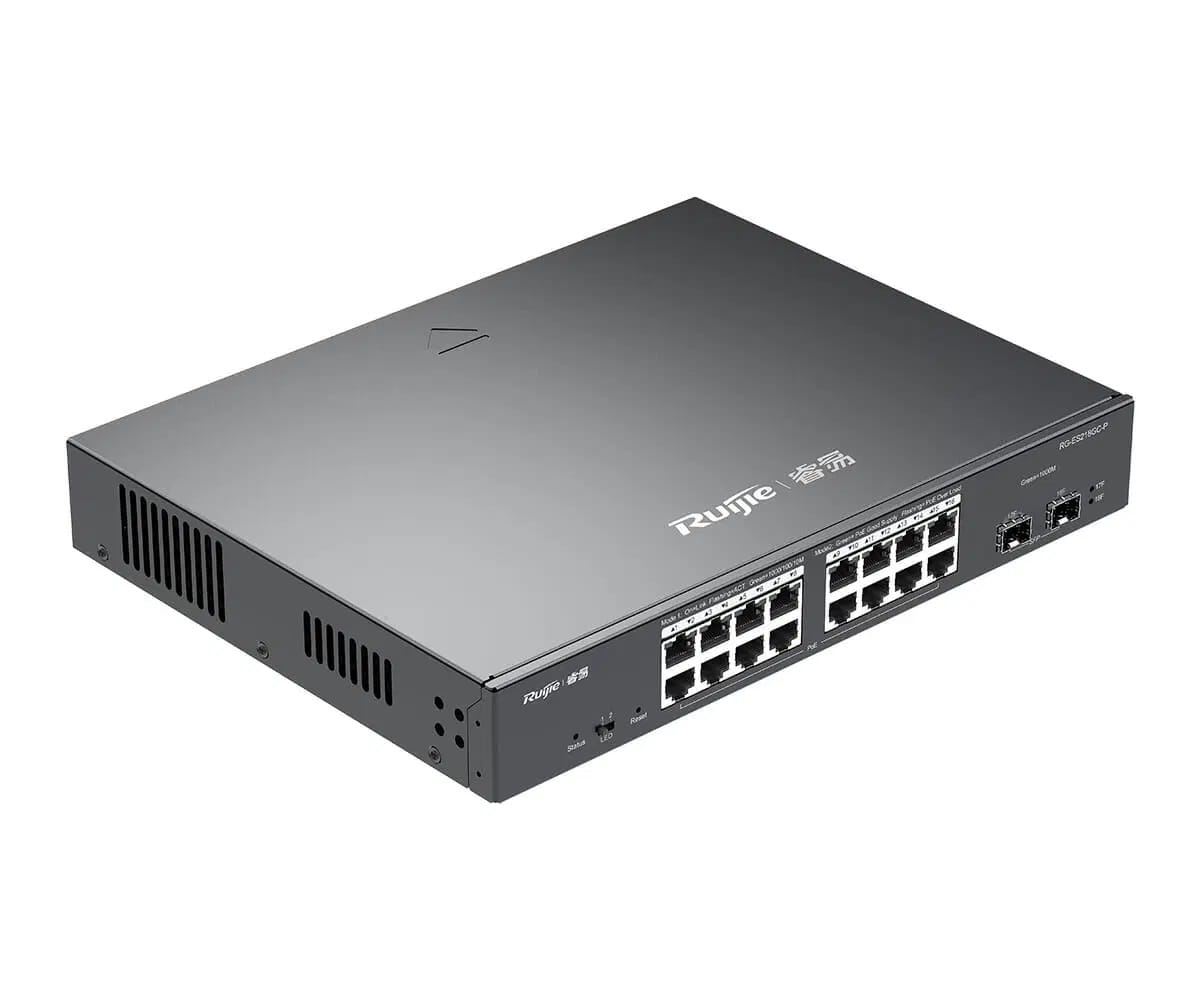 Ruijie RG-ES218GC-P 18-Port Managed PoE+ Switch