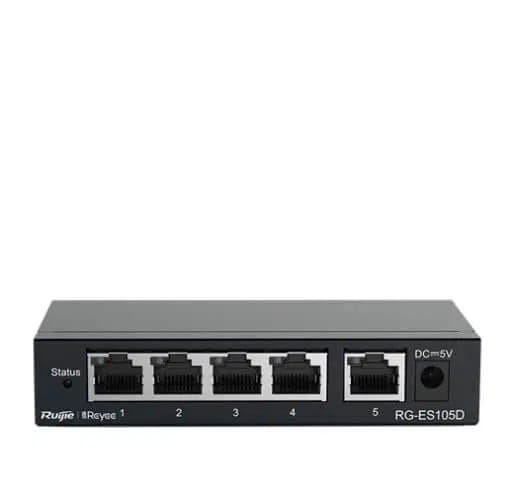 Ruijie RG-ES105GD 5-Port Gigabit Unmanaged Switch