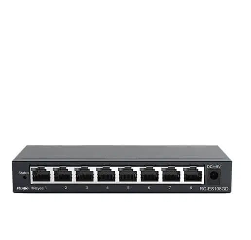 Ruijie RG-ES108GD 8-Port Gigabit Unmanaged Switch