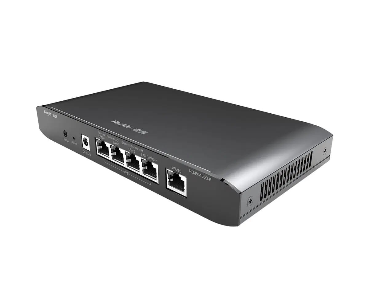 Ruijie RG-EG105G-P 5-Port Managed PoE 4xGigabit PoE+ Router