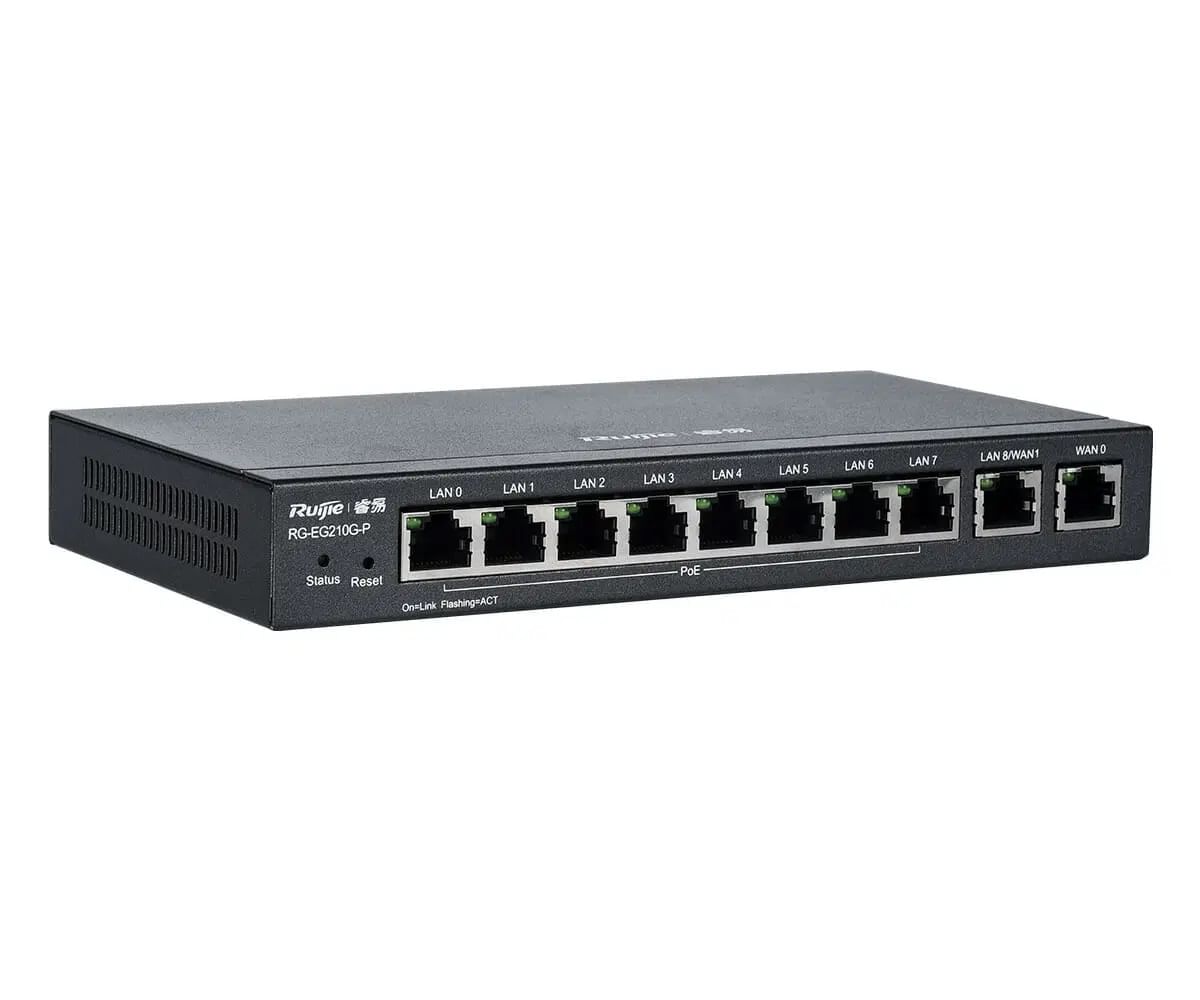 Ruijie RG-EG210G-P 10-Port Managed PoE+ Router