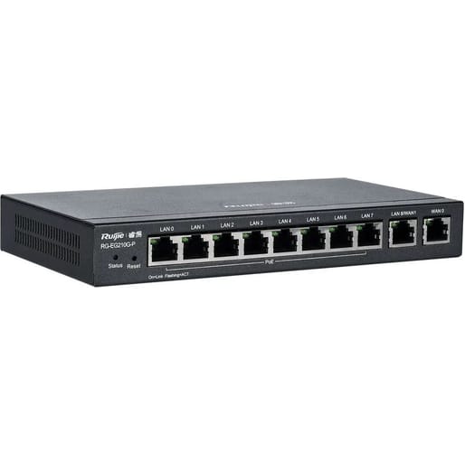 Ruijie RG-EG210G-P 10-Port Managed PoE+ Router