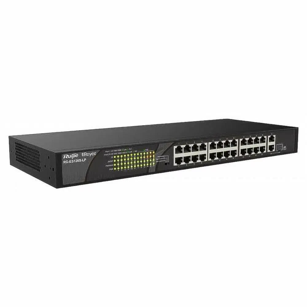 Ruijie RG-ES126S-LP V2 24-Port Unmanaged Desktop Switch