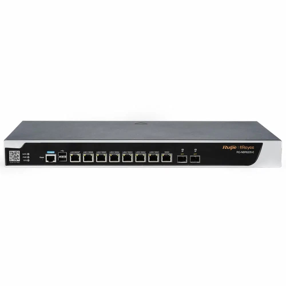 Ruijie RG-NBR6205-E High-Performance 500 Users Cloud Managed Security Router