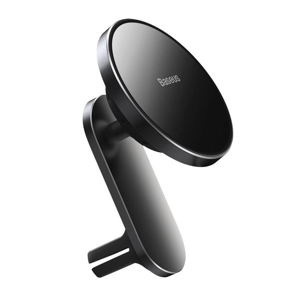 Baseus Big Energy Magnetic Absorption Wireless Car Fast Charger - Black
