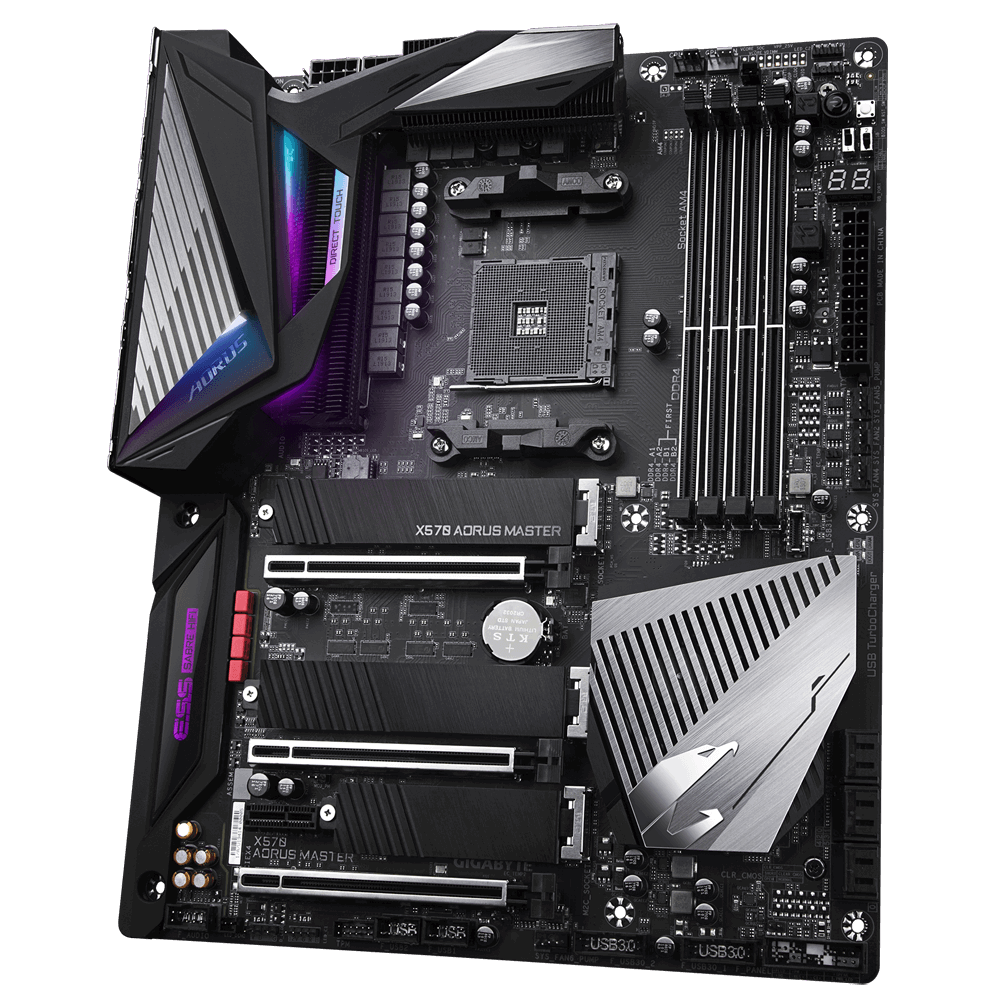 Gigabyte X570 AORUS MASTER AMD X570 ATX Motherboard