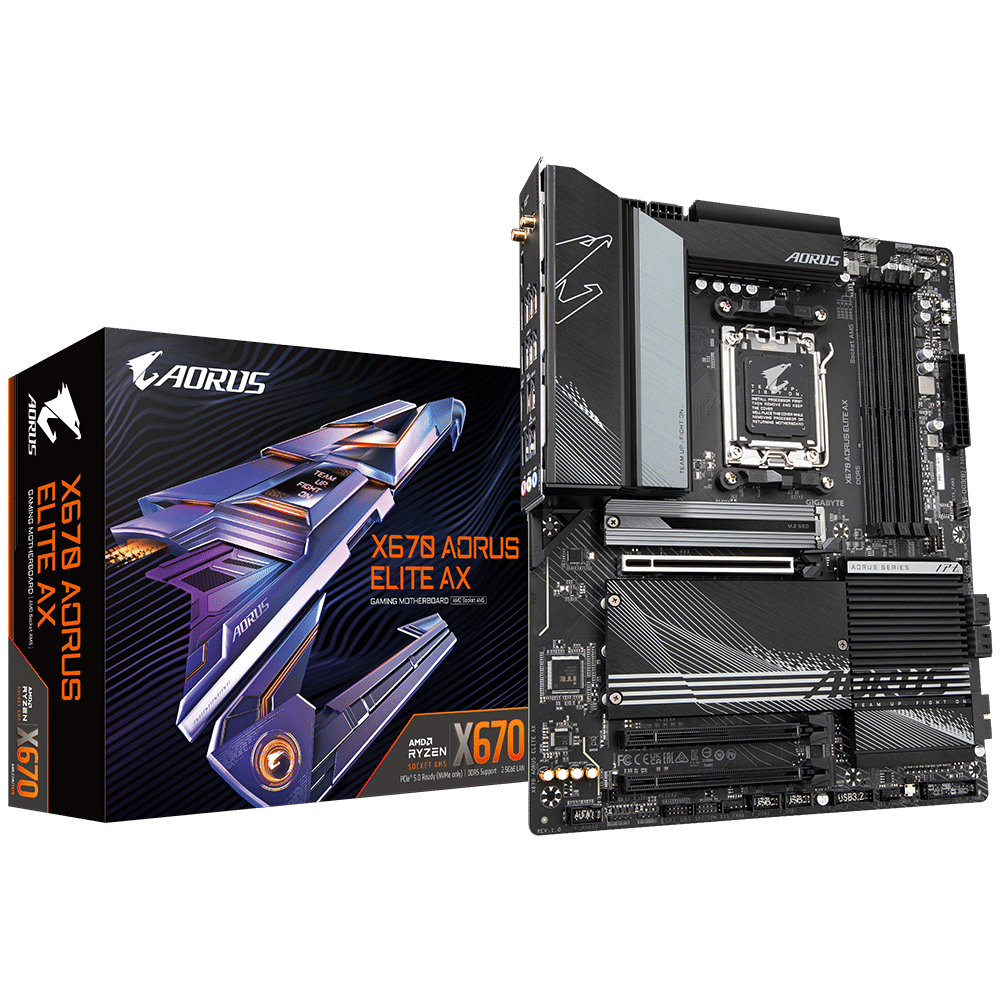 Gigabyte X670 AORUS Elite AX AM5 Motherboard