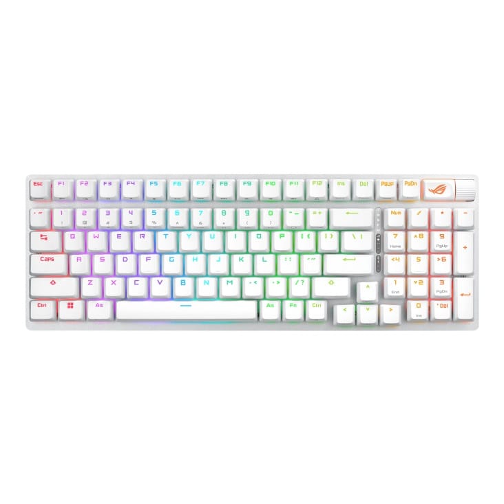 Asus ROG Strix Scope II 96 Wireless Gaming Keyboard - Moonlight White