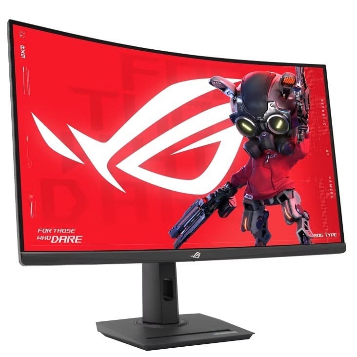 (Ex-Demo) Asus XG32WCS 31.5" QHD 2K Fast VA 1ms 144Hz (180Hz OC) HDR400 USB-C ELMB Sync Variable Overdrive 2.0 Gaming Monitor
