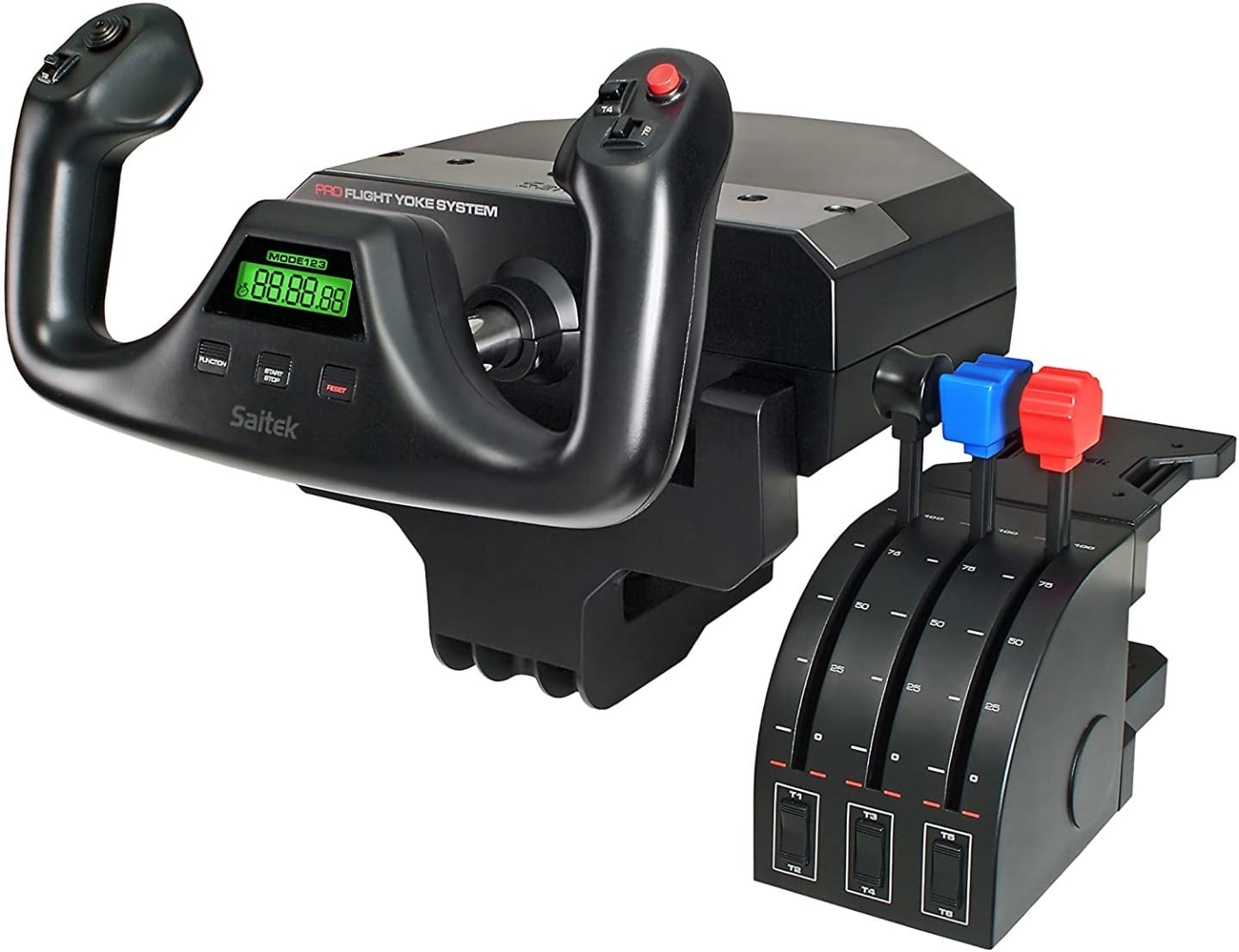 Logitech Flight Simulator Yoke System with Throttle Quadrant