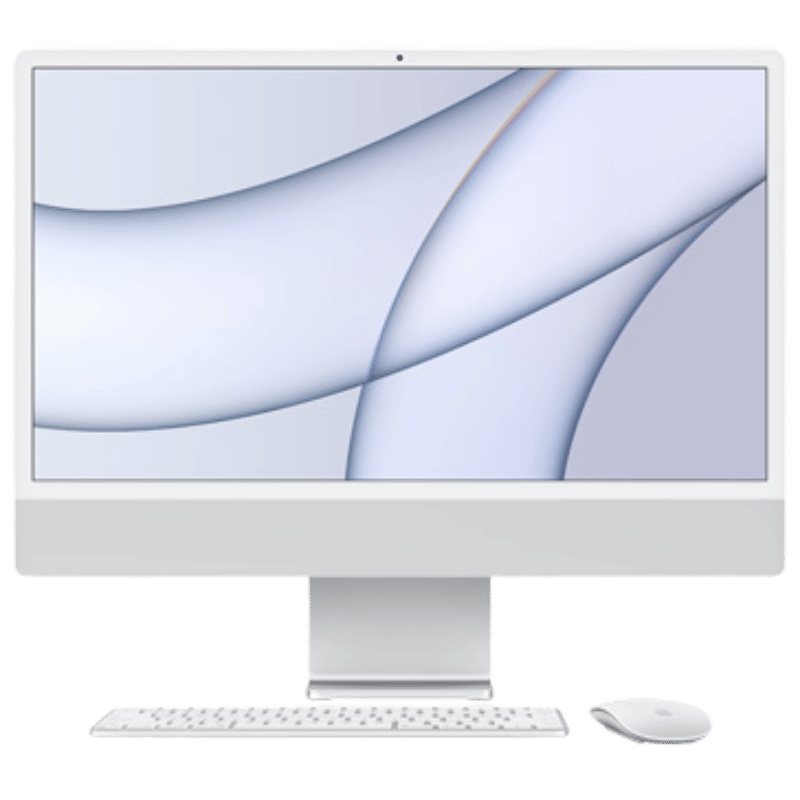 Apple iMac ブルー マウス付きM1チップ