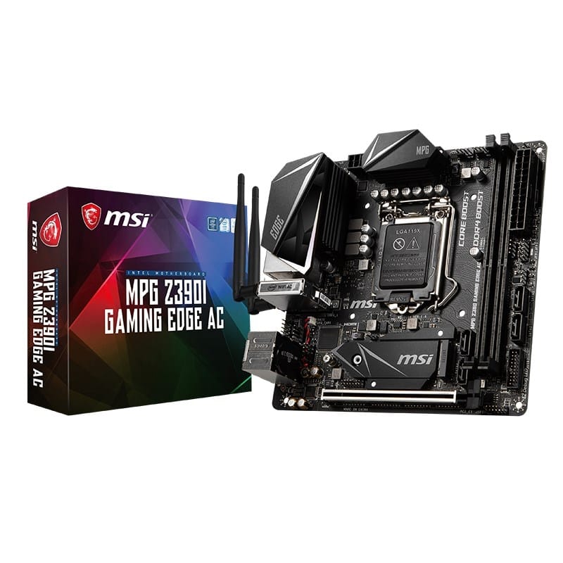 MSI Z390i Gaming Edge AC LGA 1151 MiniITX Motherboard