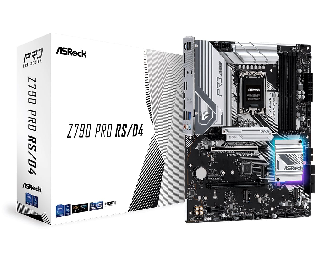 (Open Box) AsRock Z790 Pro RS/D4 LGA 1700 ATX Motherboard