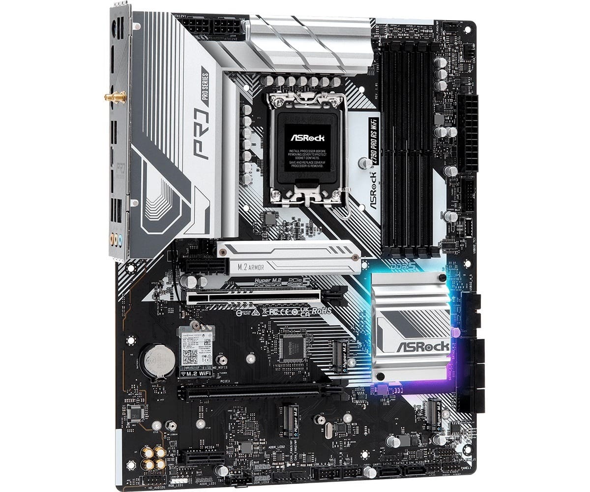 (Ex-Demo) AsRock Z790 PRO RS WIFI LGA 1700 ATX Motherboard