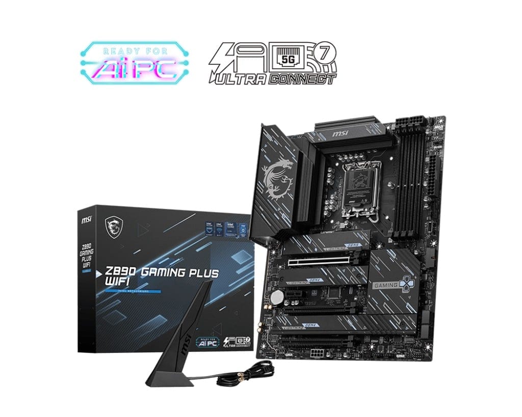 MSI Z890 GAMING PLUS WIFI LGA1851 ATX Motherboard