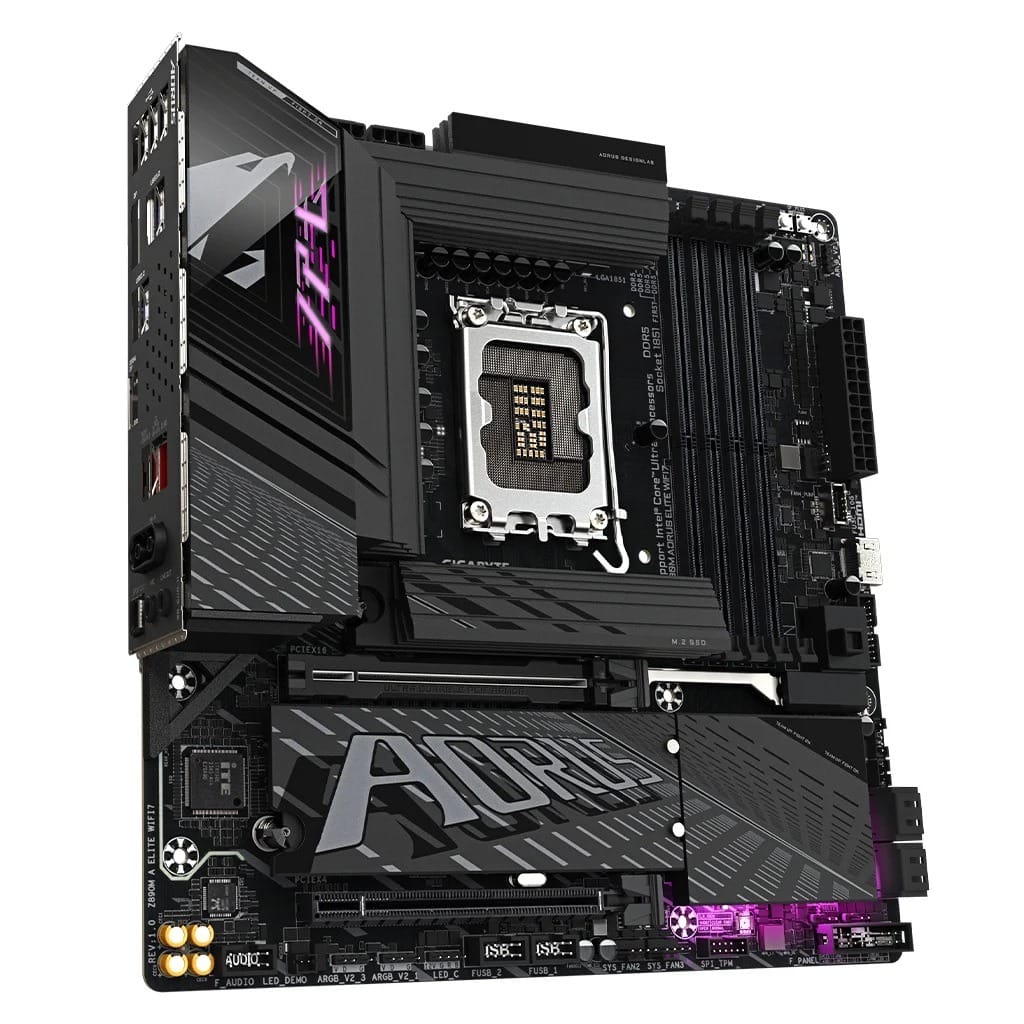 Gigabyte Z890M AORUS ELITE WIFI7 LGA 1851 Micro-ATX Motherboard