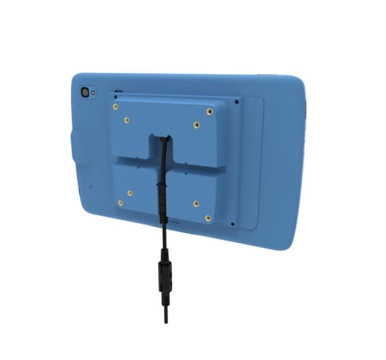 Zebra ET4X 10" Healthcare Plastic Blue Expansion Back Vesa Pattern
